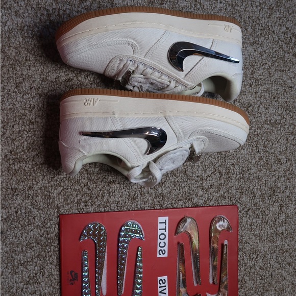 Nike Air Force 1 Low Travis Scott Sail - Picture 10 of 12